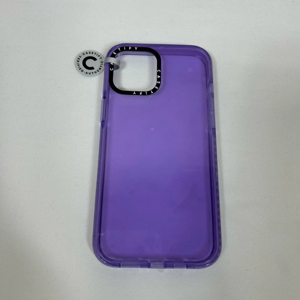 CASETIFY Impact Case Custom Phone Case Apple iPhone 12 Pro Max Sheer Purple